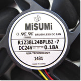 Japan (A)Unused,R1238L24BPLB-2A-7  DCファン 120角 38mm厚 パルスセンサ仕様 ,Fan / Louvers,MISUMI