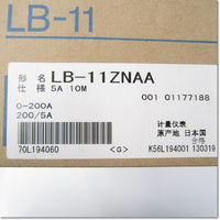 Japan (A)Unused,LB-11ZNAA 0-200A CT200/5A  デマンドメータ  交流電流計 赤針付 ,Ammeter,MITSUBISHI