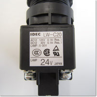 Japan (A)Unused,LW2L-M1C24MG φ22 automatic switch AC/DC24V ,Illuminated Push Button Switch,IDEC 