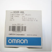 Japan (A)Unused,H3CR-H8L 0.6/1.2/6/12s AC100/110/120V Timer,OMRON 