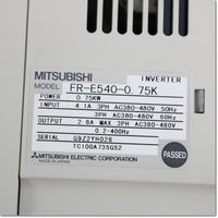 Japan (A)Unused,FR-E540-0.75K  インバータ 三相400V ,MITSUBISHI,MITSUBISHI