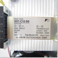Japan (A)Unused,SX1-C12-D5　三極ソリッドステートコンタクタ用冷却フィン ,Solid State Relay / Contactor <Other Manufacturers>,Fuji