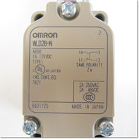 Japan (A)Unused,WLD28-N　2回路リミットスイッチ シール・トップローラ・プランジャ形 ,Limit Switch,OMRON