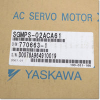 Japan (A)Unused,SGMPS-02ACA61 0.2kW 0.2kW ストレート キー付 ,Σ-Ⅲ,Yaskawa