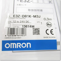 Japan (A)Unused,E3Z-D81K-M3J  アンプ内蔵形光電センサ 拡散反射型 0.3m PNP出力 ,Built-in Amplifier Photoelectric Sensor,OMRON
