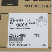 Japan (A)Unused,NF50-SVFU 2P 40A  UL 489Listedノーヒューズ遮断器 ,MCCB 2-Pole,MITSUBISHI