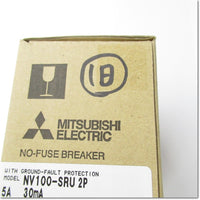 Japan (A)Unused,NV100-SRU,2P 5A 30mA Japanese equipment UL 489Listedノーヒューズ遮断器 ,Earth Leakage Circuit Breaker 2-Pole,MITSUBISHI 
