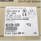 Japan (A)Unused,NV50-SVFU,3P 10A 30mA AX-1LS  漏電保護付UL 489Listedノーヒューズ遮断器 補助スイッチ付き ,Earth Leakage Breaker 3-Pole,MITSUBISHI