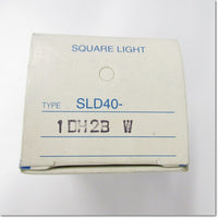 Japan (A)Unused Sale,SLD40-1DH2BW  角形表示灯 LED照光 DC24V 乳白 ,Indicator <Lamp>,IDEC