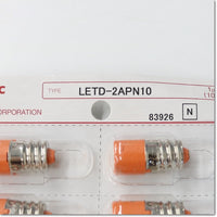 Japan (A)Unused,LETD-2APN10　保守用LED球 アンバー 10個入り ,Indicator <Lamp>,IDEC