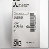 Japan (A)Unused,NF30-FA,2P 30A  ノーヒューズ遮断器 ,MCCB 2-Pole,MITSUBISHI