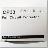 Japan (A)Unused,CP33FM/15 3P 15A  サーキットプロテクタ ,Circuit Protector 3-Pole,Fuji