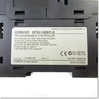 Japan (A)Unused,CP1H-Y20DT-D  CPUユニット ,CP1 Series,OMRON