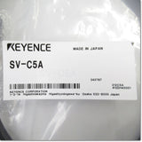 Japan (A)Unused,SV-C5A  モータ電源ケーブル　5m ,KEYENCE,KEYENCE