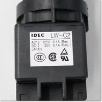 Japan (A)Unused,LW2B-M1C2MB　φ22 押ボタンスイッチ 正角形 モメンタリ形 2c ,Illuminated Push Button Switch,IDEC