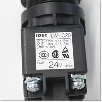 Japan (A)Unused,LW2L-M1C24MG φ22 automatic switch AC/DC24V ,Illuminated Push Button Switch,IDEC 