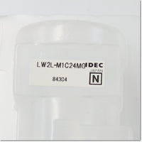 Japan (A)Unused,LW2L-M1C24MG　φ22 照光押ボタンスイッチ 正角形 モメンタリ形 2c AC/DC24V ,Illuminated Push Button Switch,IDEC