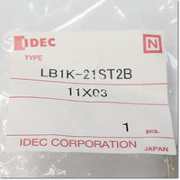 Japan (A)Unused,LB1K-21ST2B　φ16 鍵付セレクタスイッチ 右リターン 左抜け 2ノッチ 2c ,Selector Switch,IDEC