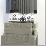 Japan (A)Unused,AH164-SLO11E3 φ16 light switch DC24V 1a1b ,Illuminated Push Button Switch,Fuji 