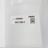 Japan (A)Unused,LW6MB-M2C2MLR　Φ22 押ボタンスイッチ モメンタリ形 ,Illuminated Push Button Switch,IDEC