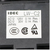 Japan (A)Unused,LW6ML-M2C24MG Illuminated Push Button Switch,IDEC 