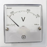 Japan (A)Unused,YS-12NAV 150V 0-600V 440/110V G ANGL130°交流電圧計 ,Voltmeter,MITSUBISHI