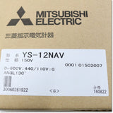 Japan (A)Unused,YS-12NAV 150V 0-600V 440/110V G ANGL130°交流電圧計 ,Voltmeter,MITSUBISHI