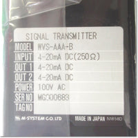 Japan (A)Unused,WVS-AAA-B Japanese Japanese Japanese ,Signal Converter,M-SYSTEM 