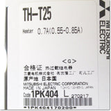 Japan (A)Unused,TH-T25 0.55-0.85A Electronics,Thermal Relay,MITSUBISHI 