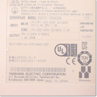 Japan (A)Unused,SGD7S-1R6A20A　サーボパック AC200V 0.2kW MECHATROLINK-Ⅲ通信指令形 ,Σ-7,Yaskawa