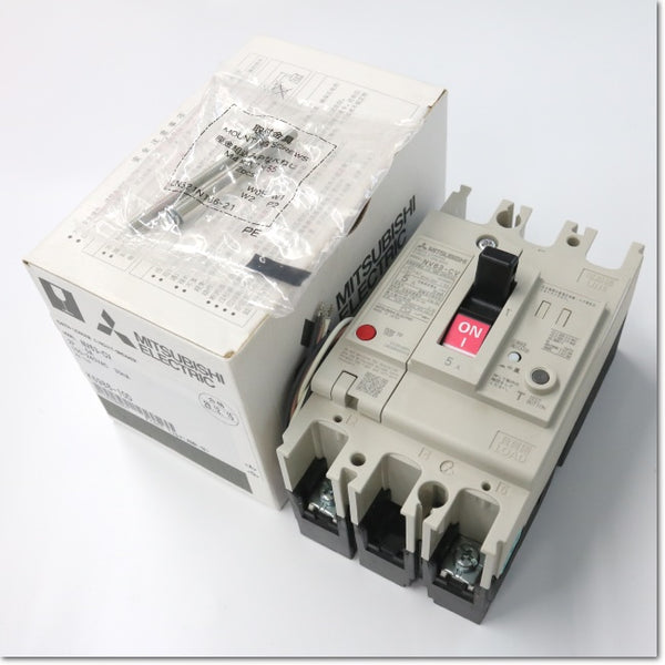 Japan (A)Unused,NV63-CV 2P 5A AX-1LS  漏電遮断器 補助スイッチ付き