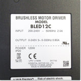 BLED12C  ブラシレスモーターユニット ドライバ単体品 単相200-240V ,Brushless Motor,ORIENTAL MOTOR