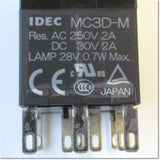 Japan (A)Unused,MC3D-M10RB  小形コントロールユニット 長角横列・バリア形 モメンタリ形 1C ,Indicator <Lamp>,IDEC