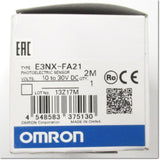 Japan (A)Unused,E3NX-FA21 2M  スマートファイバアンプ コード引き出し ,Fiber Optic Sensor Amplifier,OMRON