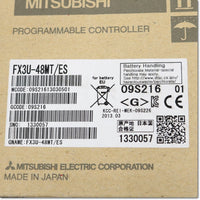 Japan (A)Unused,FX3U-48MT/ES Japanese machine,Main Module,MITSUBISHI 