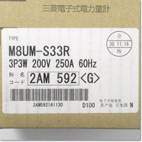 Japan (A)Unused,M8UM-S33R 3P3W 200V 250A 60Hz　電子式電力量計 ,Electricity Meter,MITSUBISHI