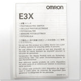 Japan (A)Unused,E3X-VG21  ファイバアンプ マーク検出タイプ 2m ,Fiber Optic Sensor Amplifier,OMRON