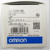 Japan (A)Unused,H3CR-HRL AC200/220/240V 0.05s-12s timer,Timer,OMRON 