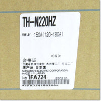 Japan (A)Unused,TH-N220HZ 120-180A サーマルリレー ,Thermal Relay,MITSUBISHI 
