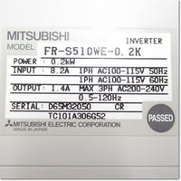 Japan (A)Unused Sale,FR-S510WE-0.2K インバータ 単相100V ,MITSUBISHI,MITSUBISHI 