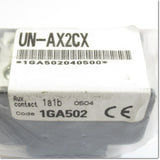 Japan (A)Unused,UN-AX2CX 1a1b 補助接点ユニット ,Electromagnetic Contactor / Switch Other,MITSUBISHI 