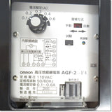 Japan (A)Unused,AGF-2-F4  高圧地絡継電器 角胴埋込形 ,Protection Relay,OMRON