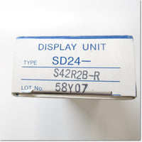 Japan (A)Unused,SD24-S42R2B-R  SDスケアディスプレイ 10進表示　右端記銘タイプ ,Digital Panel Meters,IDEC