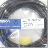 Japan (A)Unused,E3X-CN22  デジタルファイバセンサ 省配線コネクタ 子コネクタ 2m ,Fiber Optic Sensor Amplifier,OMRON