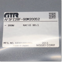 Japan (A)Unused Sale,AF3FZ28F-90M200S2  サーボモータ用高精度減速機 減速比90 フランジ取付型 ,Reduction Gear (GearHead),NISSEI