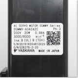 Japan (A)Unused,SGMMV-A3A2A2C サーボモータ 30W ,Σ-V,Yaskawa 