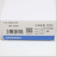 Japan (A)Unused,D4B-2170N  セーフティ・リミットスイッチ トップ・プランジャ形 1NC/1NO ,Safety (Door / Limit) Switch,OMRON