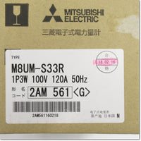 Japan (A)Unused,M8UM-S33R  電子式電力量計 1P3W 100V 120A 50Hz ,Electricity Meter,MITSUBISHI