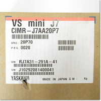 Japan (A)Unused,CIMR-J7AA20P7 3相200V 0.75kW ,Yaskawa,Yaskawa 