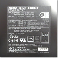 Japan (A)Unused,S8VK-T48024  スイッチング・パワーサプライ DC24V ,DC24V Output,OMRON